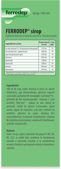 Ferrodep Sirop 150ml Dr Phyto