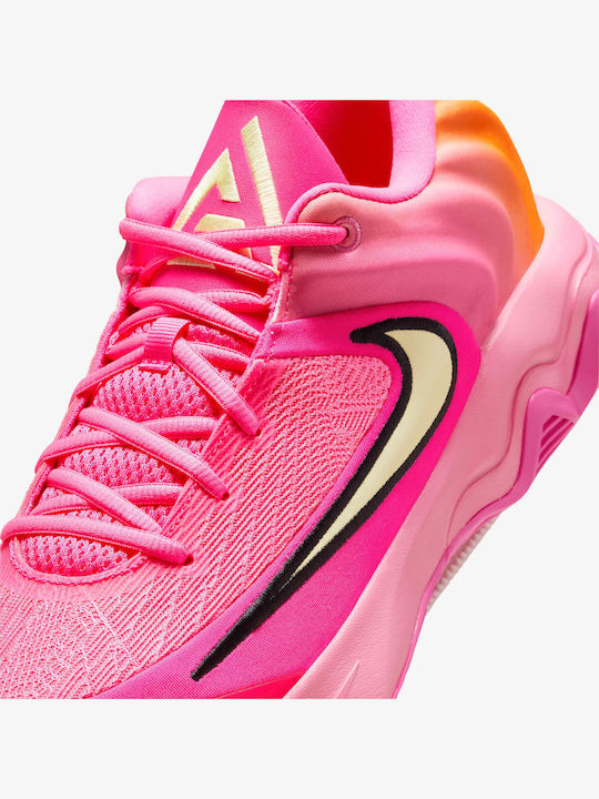 Giannis Immortality 4 Χαμηλά Μπασκετικά Παπούτσια Hyper Pink / Pinksicle / Total Orange / Citron Tint