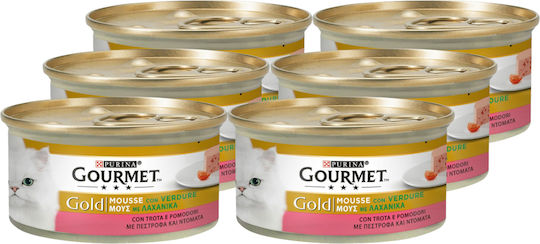 Gourmet Gourmet Nasses Katzenfutter Dose Mit Forelle 6x85g