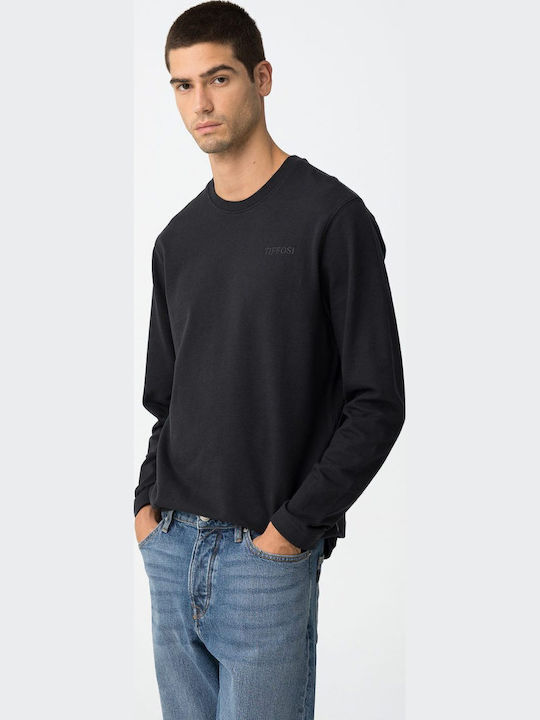 Herrenblusen Langarm Blau