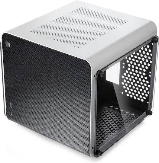 Raijintek Metis Evo TGS Gaming Mini Tower Carcasă PC cu Deschidere Laterală Albă