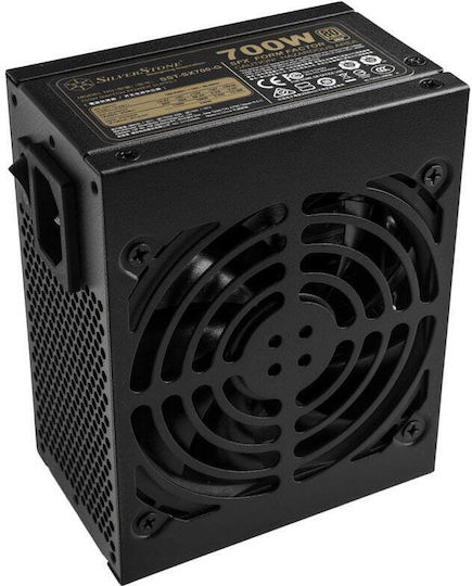 Silverstone SX700-G 700W Μαύρο Τροφοδοτικό Υπολογιστή Full Modular 80 Plus Gold