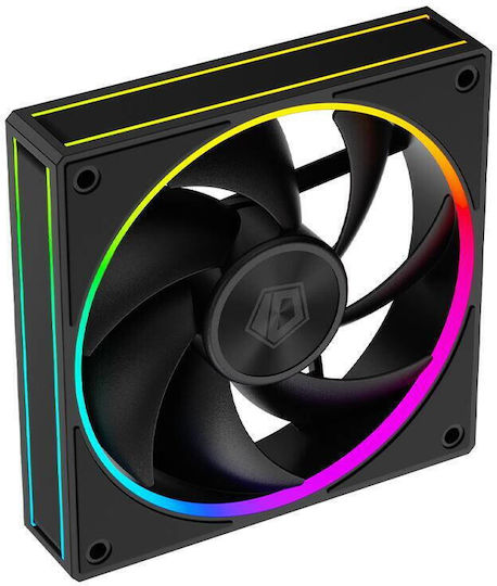 ID-Cooling Ventilator Pentru Carcasă 120mm (2000rpm / 78cfm) Cu Iluminare ARGB Și Conexiune 3-Pin