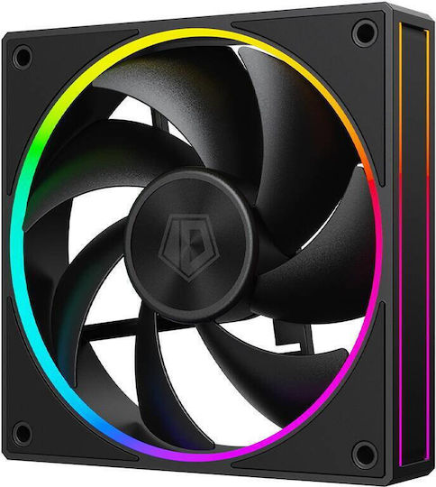 ID-Cooling Ventilator Pentru Carcasă 120mm (2000rpm / 78cfm) Cu Iluminare ARGB Și Conexiune 3-Pin