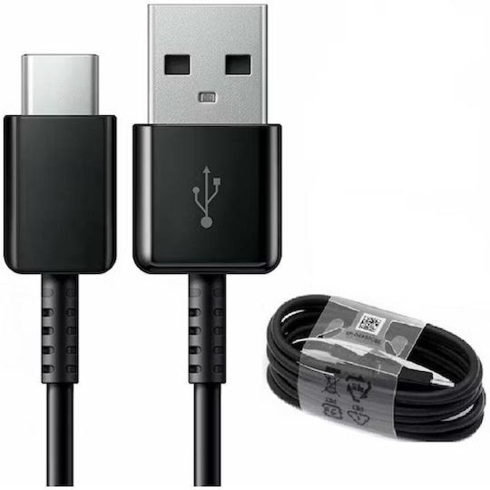 Samsung USB 2.0 Cable USB-C male - USB-A Λευκό 1m EP-DG970BBE
