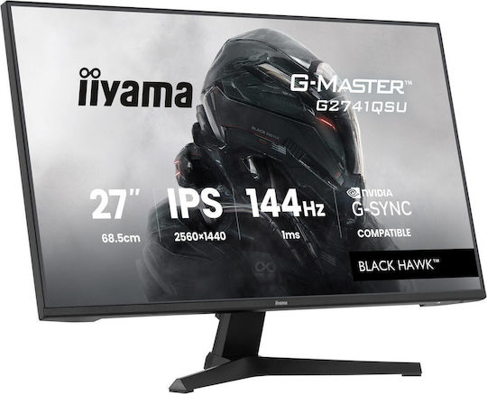 Iiyama G-Master Black Hawk IPS Monitor 27" QHD 2560x1440 144Hz