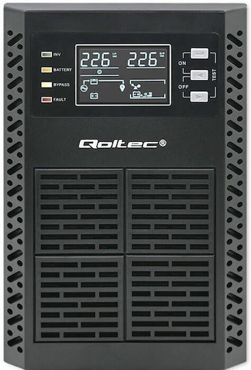 Qoltec 52281 UPS On-Line 2000VA 2000W