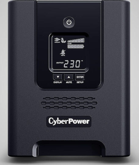 CyberPower CP1200EIPFCRM2U UPS Line-Interactive 1200VA 720W με 8 IEC Πρίζες