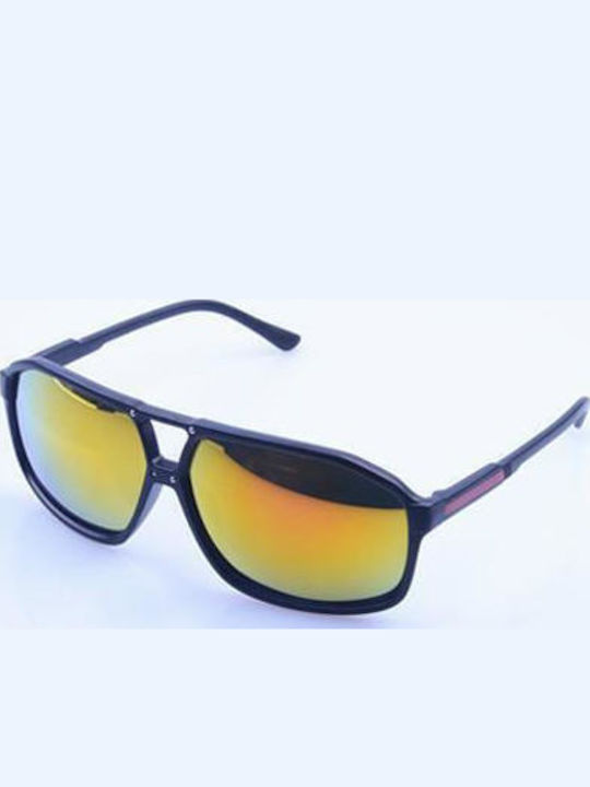 Unisex Sunglasses with Beige Frame and Beige Lens S-OG-0886