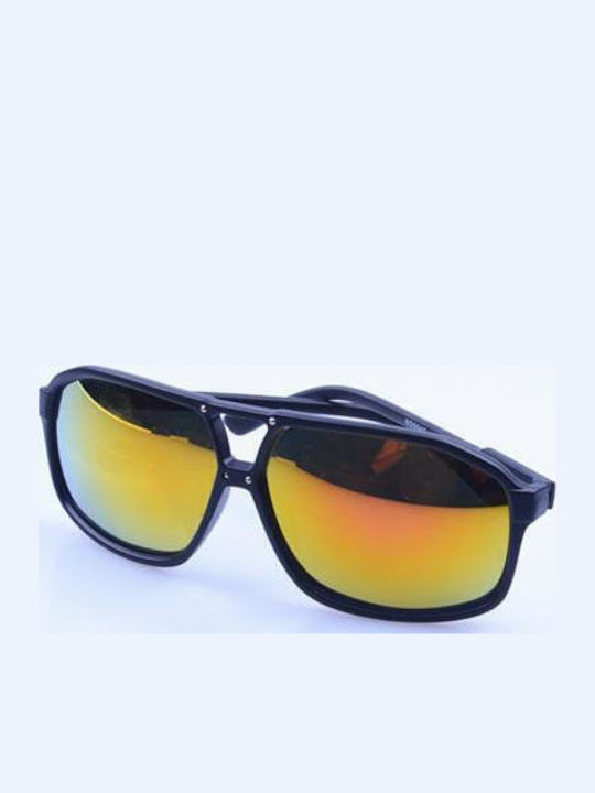 Unisex Sunglasses with Beige Frame and Beige Lens S-OG-0886