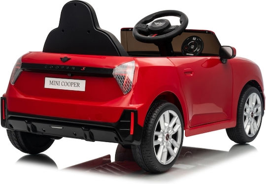 Mini Cooper S One-Seater with Remote Control Licensed 12 Volt Red for 2+ Years