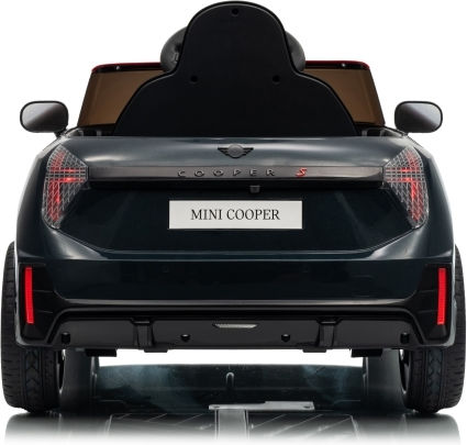 Mini Cooper S One-Seater with Remote Control Licensed 12 Volt Black for 2+ Years