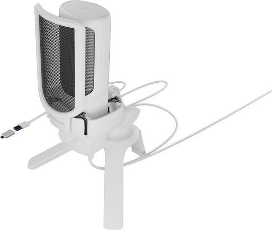 Genesis Radium 250 Микрофон USB Настолен в White Цвят