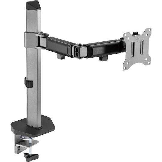 White Shark Suport Birou Monitor până la 32" cu Braț Albă (GMS-3204)