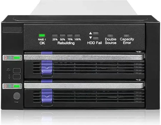 Icy Dock Carcasă pentru 2 unități de hard disk 2.5" / 3.5" SATA III