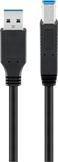 Goobay USB-A to USB-B Cable 0.25 m Black Jab-1338780