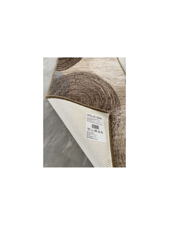 Chios Hellas Pyramis 61 Kitchen Mat Runner with Anti-slip Underlay Ecru 60x140εκ. TA288