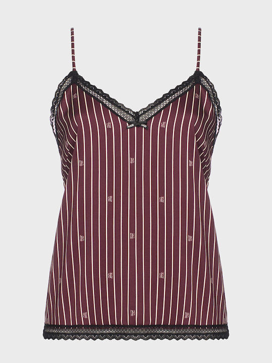 Unique Women's Sleeveless T-Shirt Bordeaux