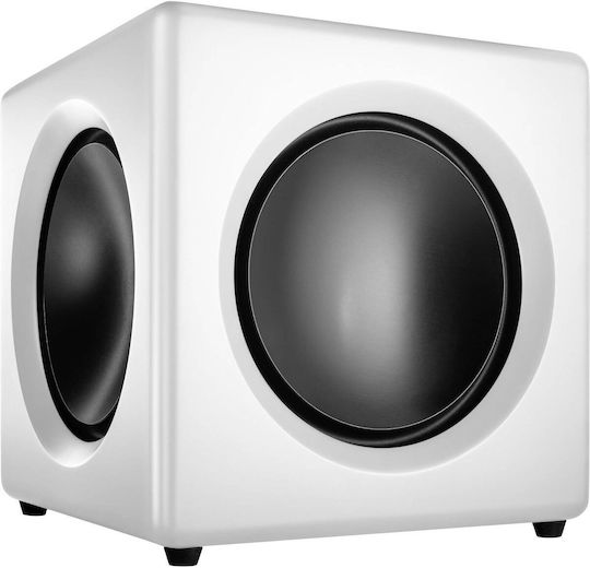 Wavemaster Fusion 66401 Αυτοενισχυόμενο Subwoofer με Ηχείο 8" 125W Λευκό