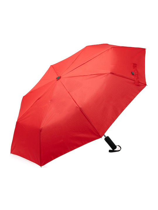 Winddicht Regenschirm Kompakt Rot