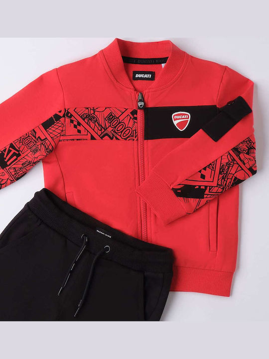 Kids Sweatpants Set Red
