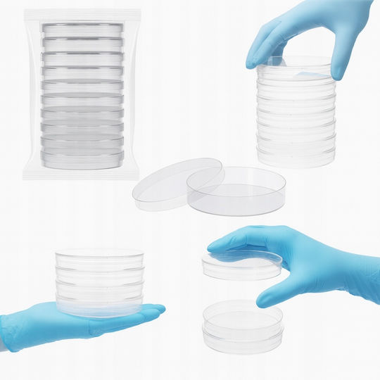 Petri Dishes Lid Ventilated 60 X 15 Mm 10 Pcs