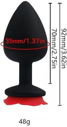 Ophelia's Dream Anal Plug Medium Black