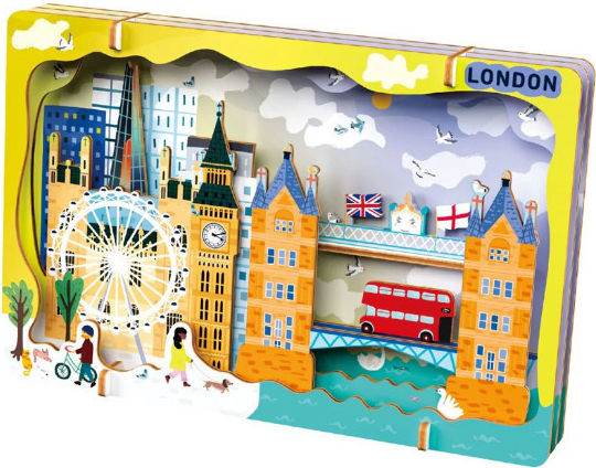 Ξύλινο Παιδικό Puzzle London Avenir