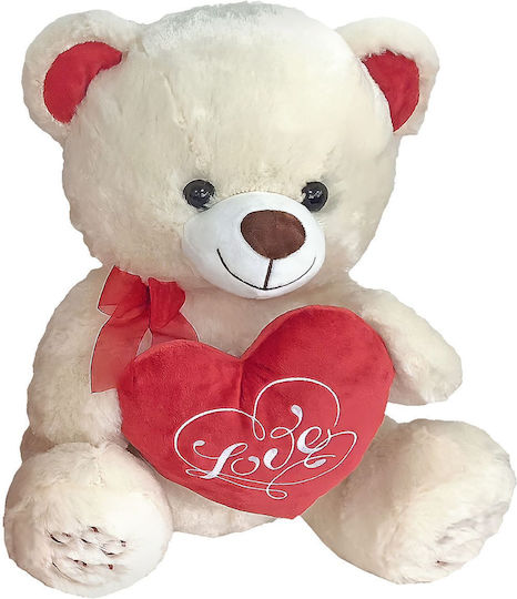 ToyMarkt Plush Bear with Heart Brown for 3+ years Years 40 cm