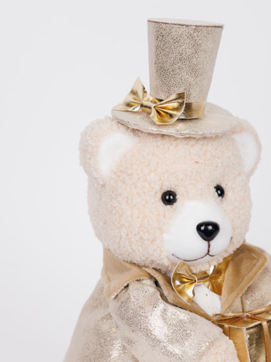 Eurolamp Weihnachtliche Stoff Figur Bär