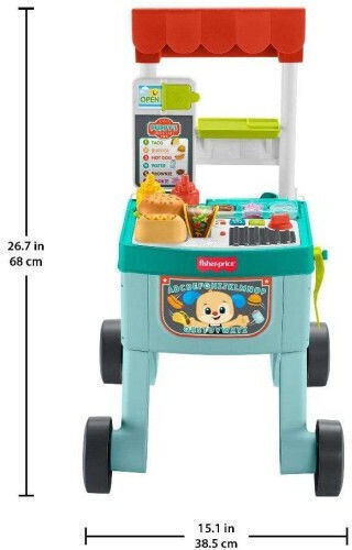 Fisher Price 4-in-1 Einkaufskorb mit Geräuschen Türkis