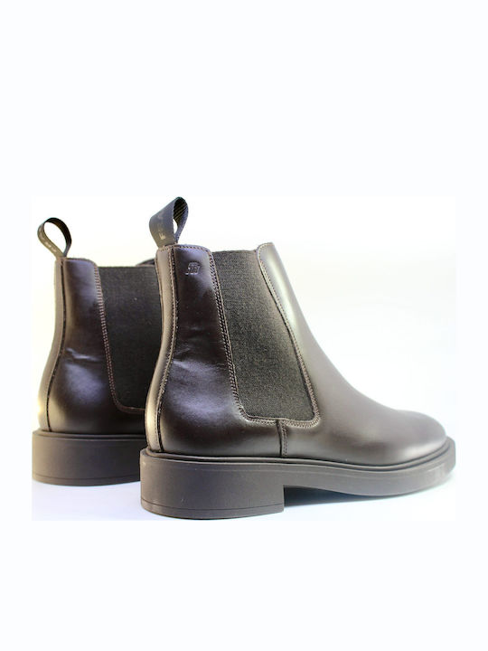 Leather Women's Chelsea Boots Brown