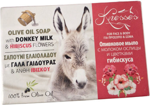 Knossos Soap Seifenriegel mit Eselmilch & Olivenöl 100g