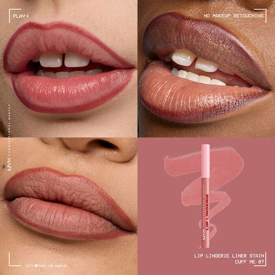 NYX Professional Makeup Lip Lingerie Μολύβι Χειλιών 07 Cuff Me