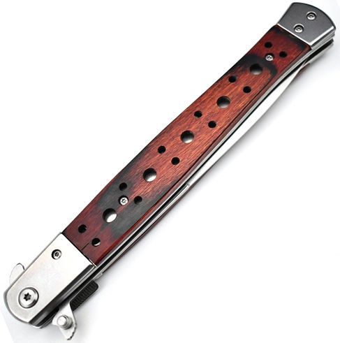 Stiletto Taschenmesser Braun
