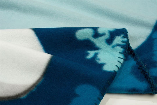 Peyo Blanket Fleece Blue 140x100cm