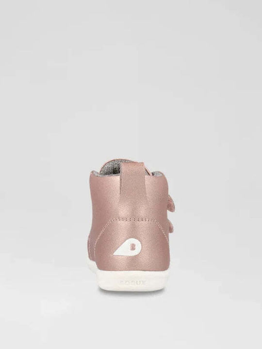 Iwalk Grass Court Kids Sneakers High with Scratch Pink