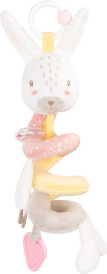 Kikka Boo Spirale Spielzeug Für Wiege und Kinderwagen mit Beißring Rabbits in Love für 0++ Monate