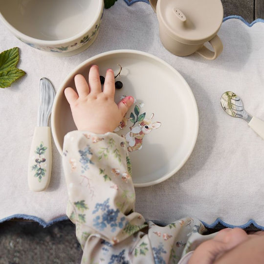 Elodie Details Feeding Set made of Plastic with Non-Slip Base Beige 2pcs