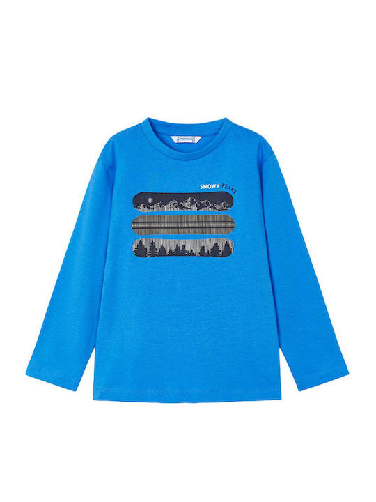 Kids' Shirt Long Sleeve Blue