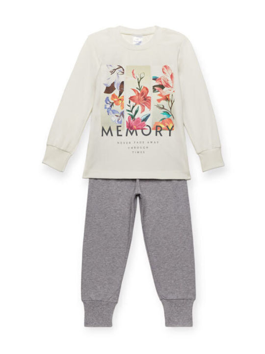 Eleten Pijama pentru copii De iarnă Ecru