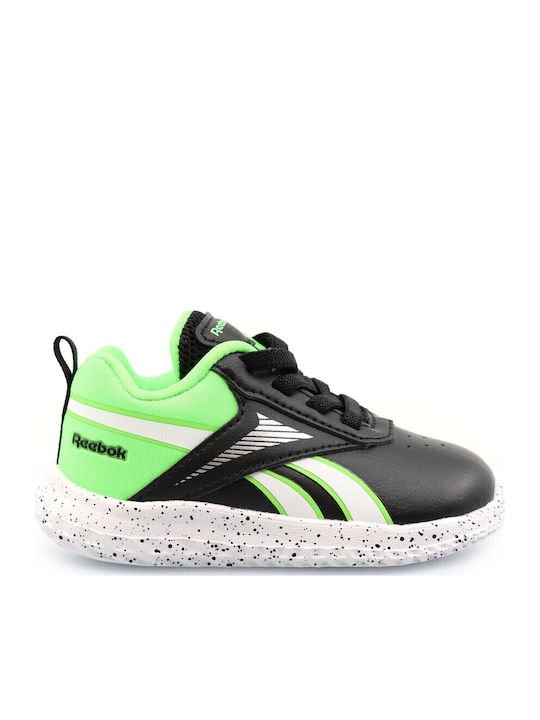 Rush Runner 5 Syn Incaltaminte Sport Copii Alergare Cu Închidere Hoop & Loop Negru