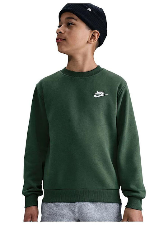 Fleece Kids Sweatshirt White Sportswear Club