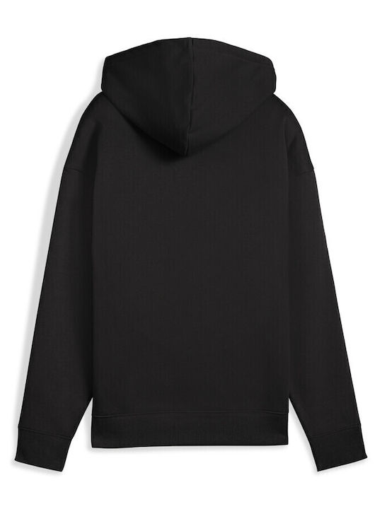 PUMA Tape Sweatshirt Black with Hood