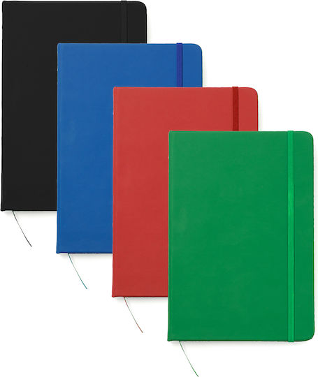 Carnet 100 Foi A5 cu Elastic Albastru