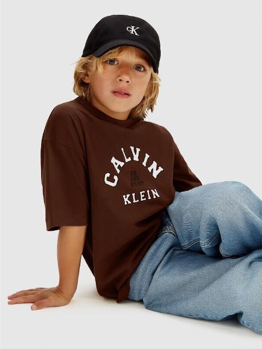 Kids' Shirt Short Sleeve Brown