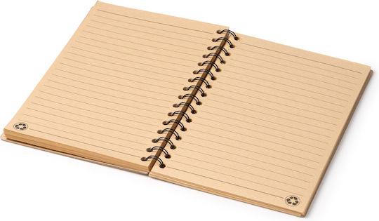 Carnet Spiral A5 Bej