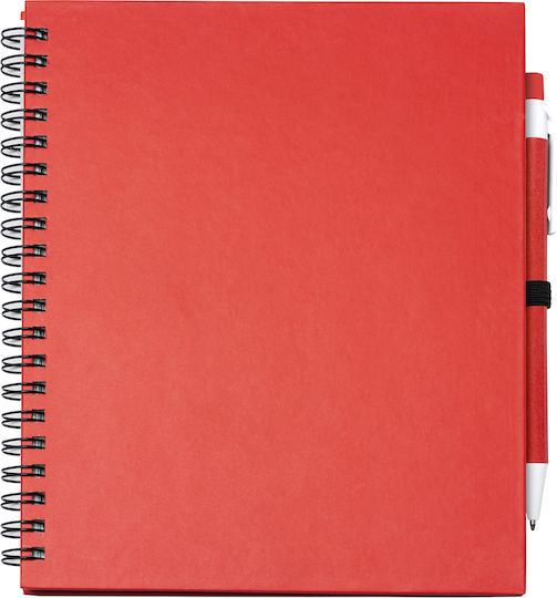 Notizbuch Spirale 70 Blätter mit leeren Seiten Orange