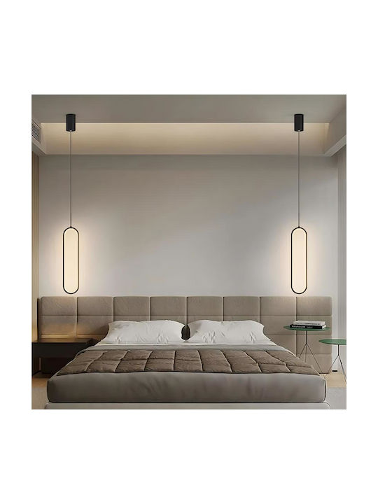 Adjustable Pendant Light Black 40x40cm