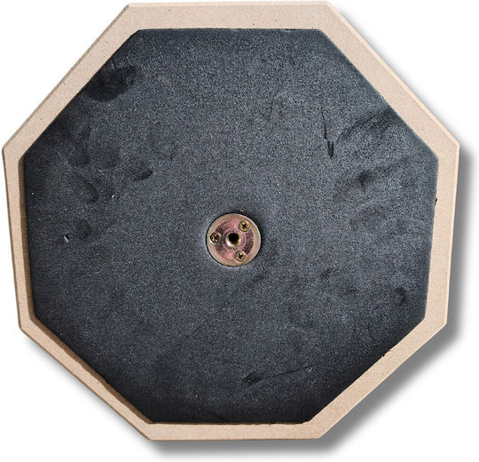 V-tone Pd12 Bk Practice Drum Pad 12 Inches Black M8 Thread Stand Practice Pads Drums